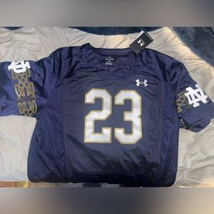 2023 Notre Dame Football Irish vs Navy Ireland Aer Lingus Jersey S-XXL